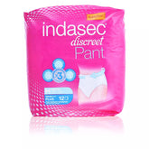 INDASEC-CALÇA PLUS tamanho médio 12 unidades-DrShampoo - Perfumaria e Cosmética